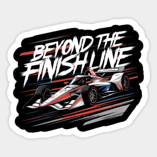 Beyond the Finish Line Sticker
